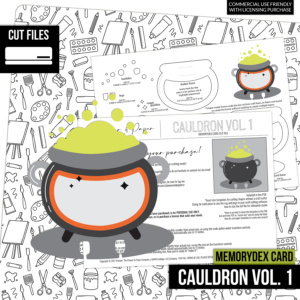 MEMORYDEX | Cauldron 1 - MemoryDex Paper Piecing Digital Die Cut File