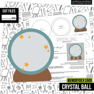 MEMORYDEX | Crystal Ball - MemoryDex Paper Piecing Digital Die Cut File