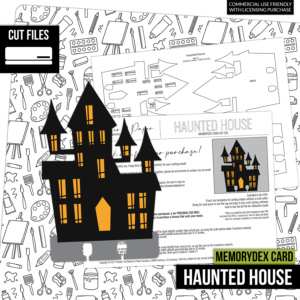 MEMORYDEX | Haunted House - MemoryDex Paper Piecing Digital Die Cut File