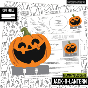 MEMORYDEX | Jack-O-Lantern - MemoryDex Paper Piecing Digital Die Cut File