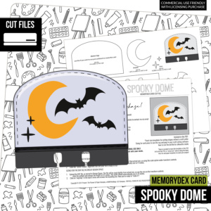 MEMORYDEX | Spooky Dome - MemoryDex, Paper Piecing Digital Die Cut File